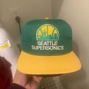 Vintage Seattle supersonics SnapBack hat